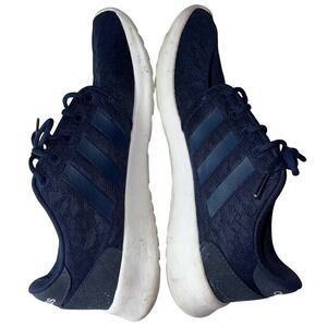 Adidas Womens Cloudfoam QT Racer Blue Running Shoes Sneakers Size 8